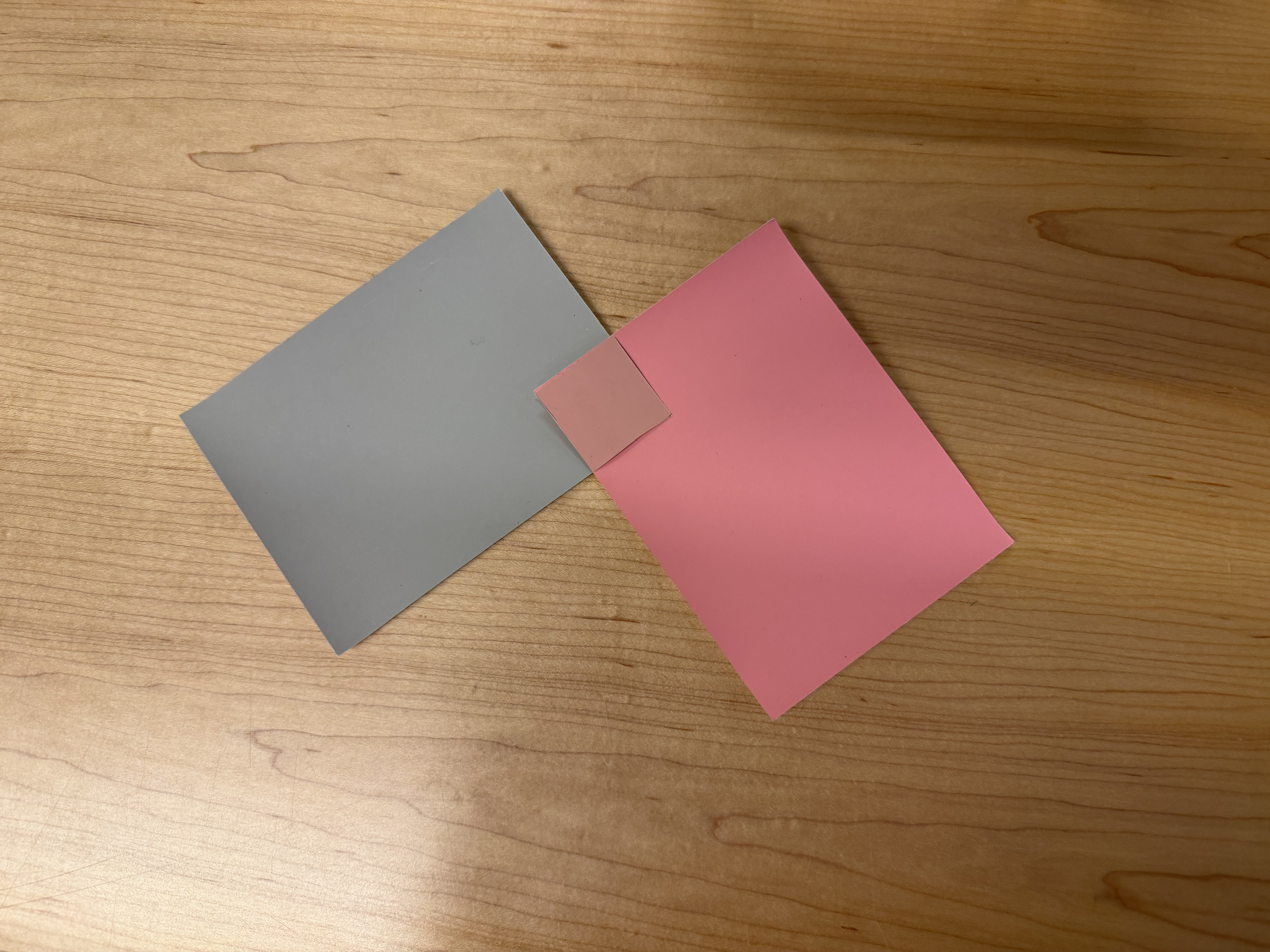 Three Colors That Give the Illusion of Transparency